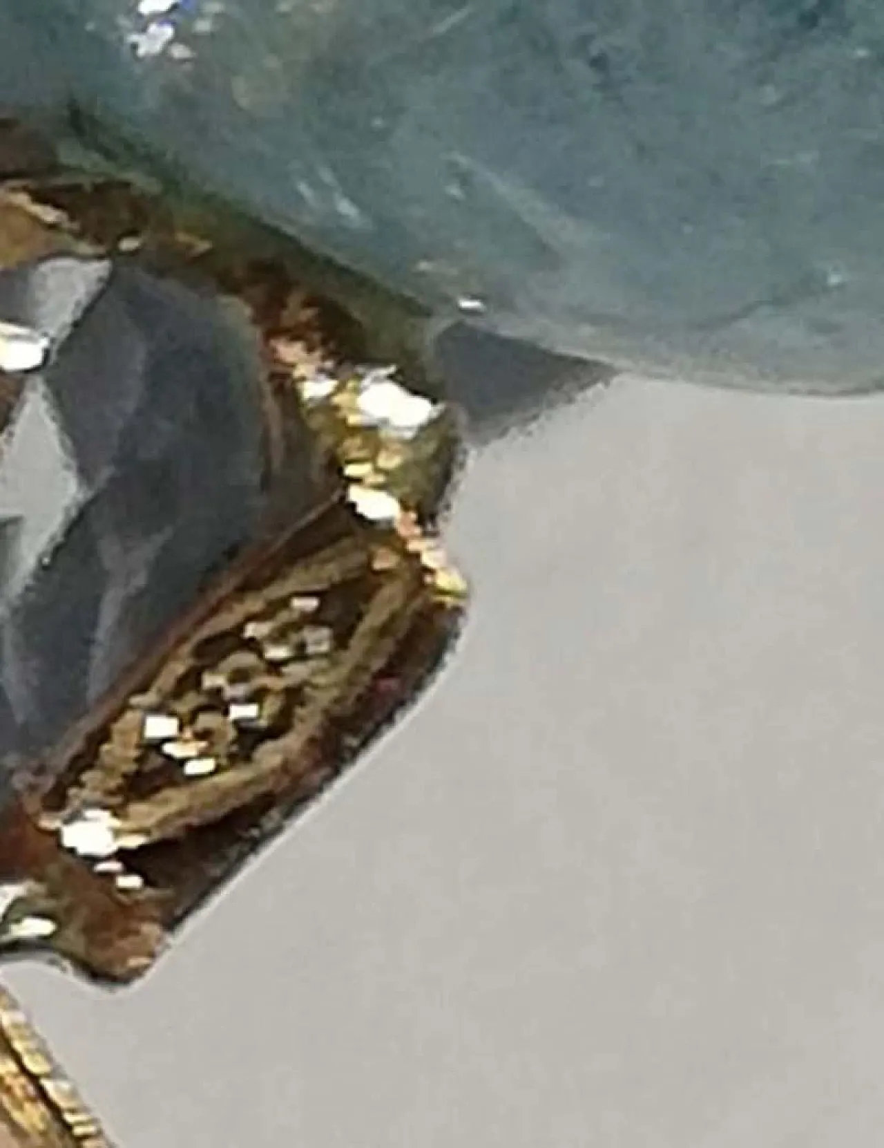 Gold earring, aquamarine, topaz, diamonds, 2000s 6