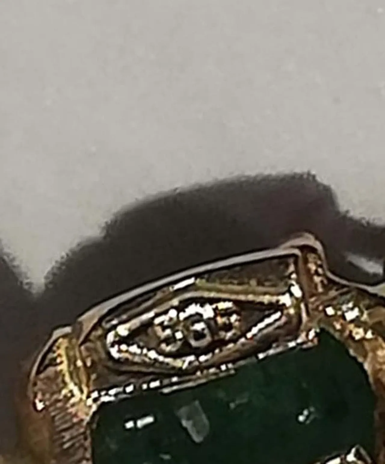 Earrings with pearls, emeralds, diamonds and pink gold, 2000s 6