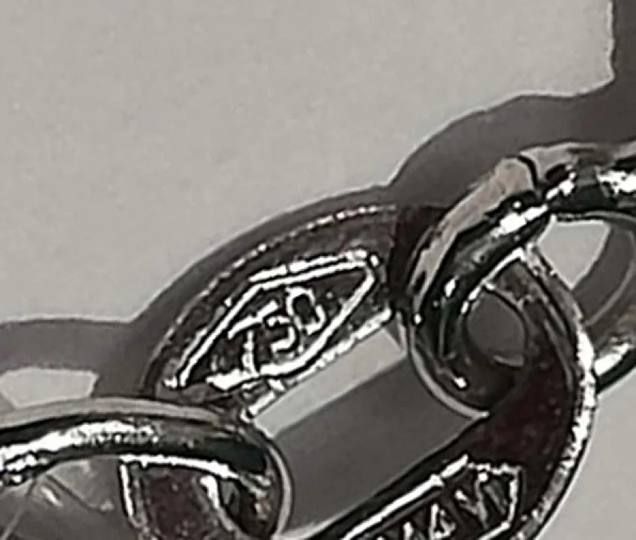 Diamanti, collana con ciondolo in oro bianco 18 carati, anni 2000 7