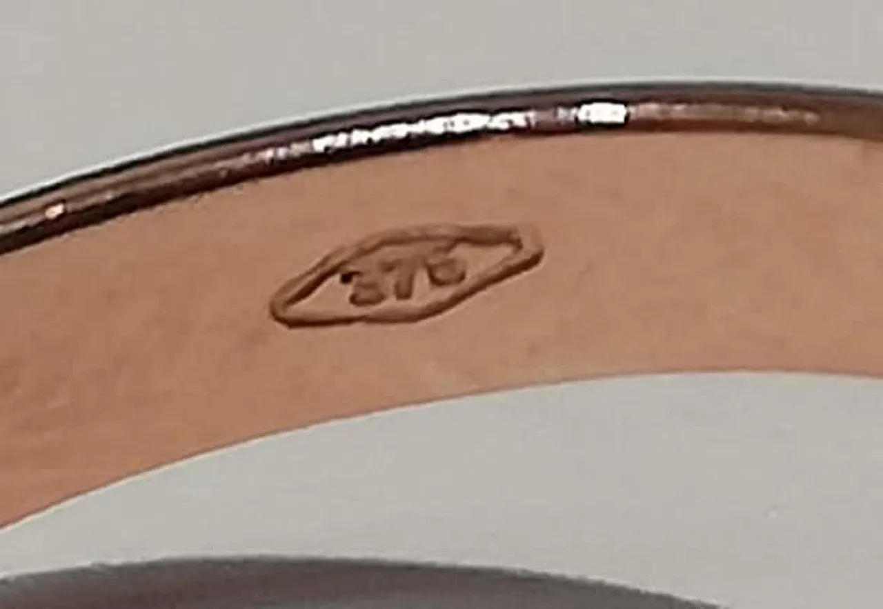 Garnet, diamonds, rose gold and silver fly ring, 1970s 6