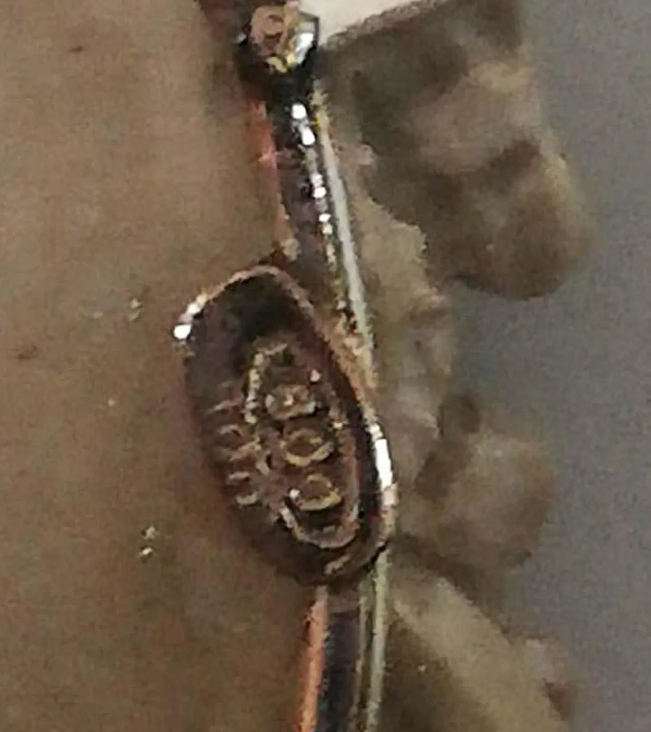 Orecchini in pietra lavica, granati, diamanti, oro e argento, anni '50 7