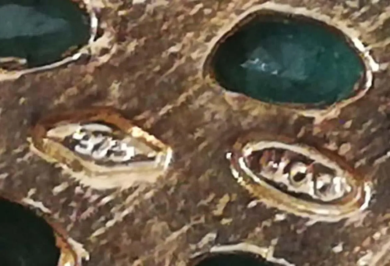 Collana in smeraldi, diamanti, oro rosa e argento, anni '70 8