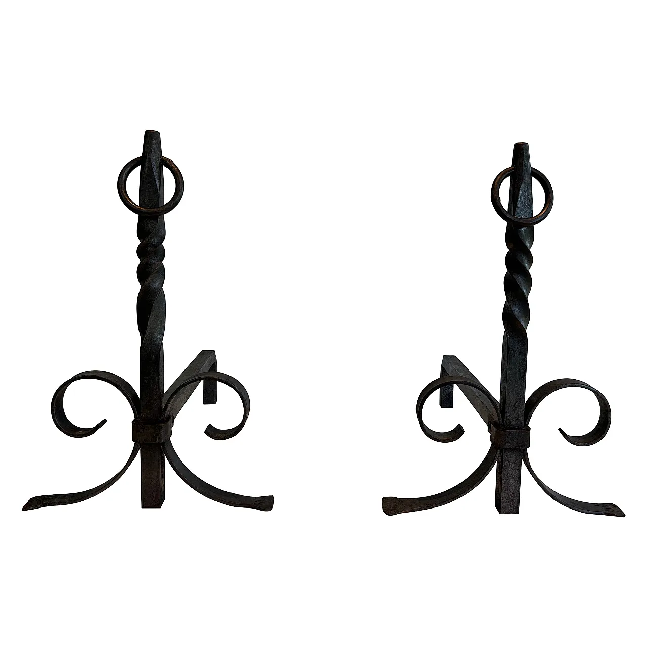 Pair of wrought iron hallways, 1920s 1