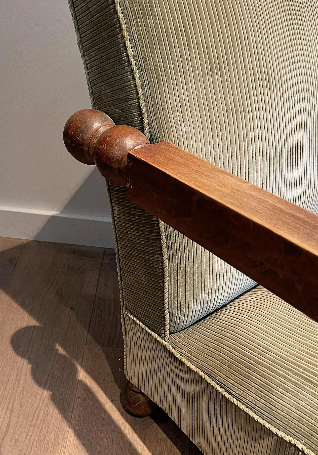 Brutalist armchair In the style of Charles Dudouy, anni '50 5