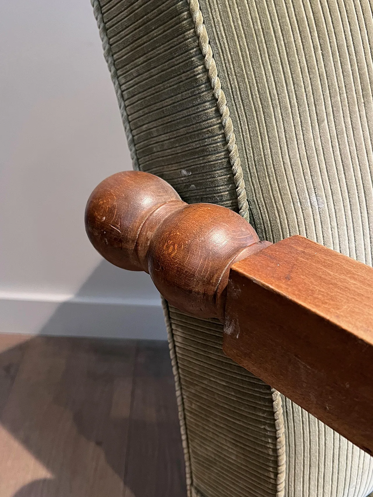 Brutalist armchair In the style of Charles Dudouy, anni '50 16