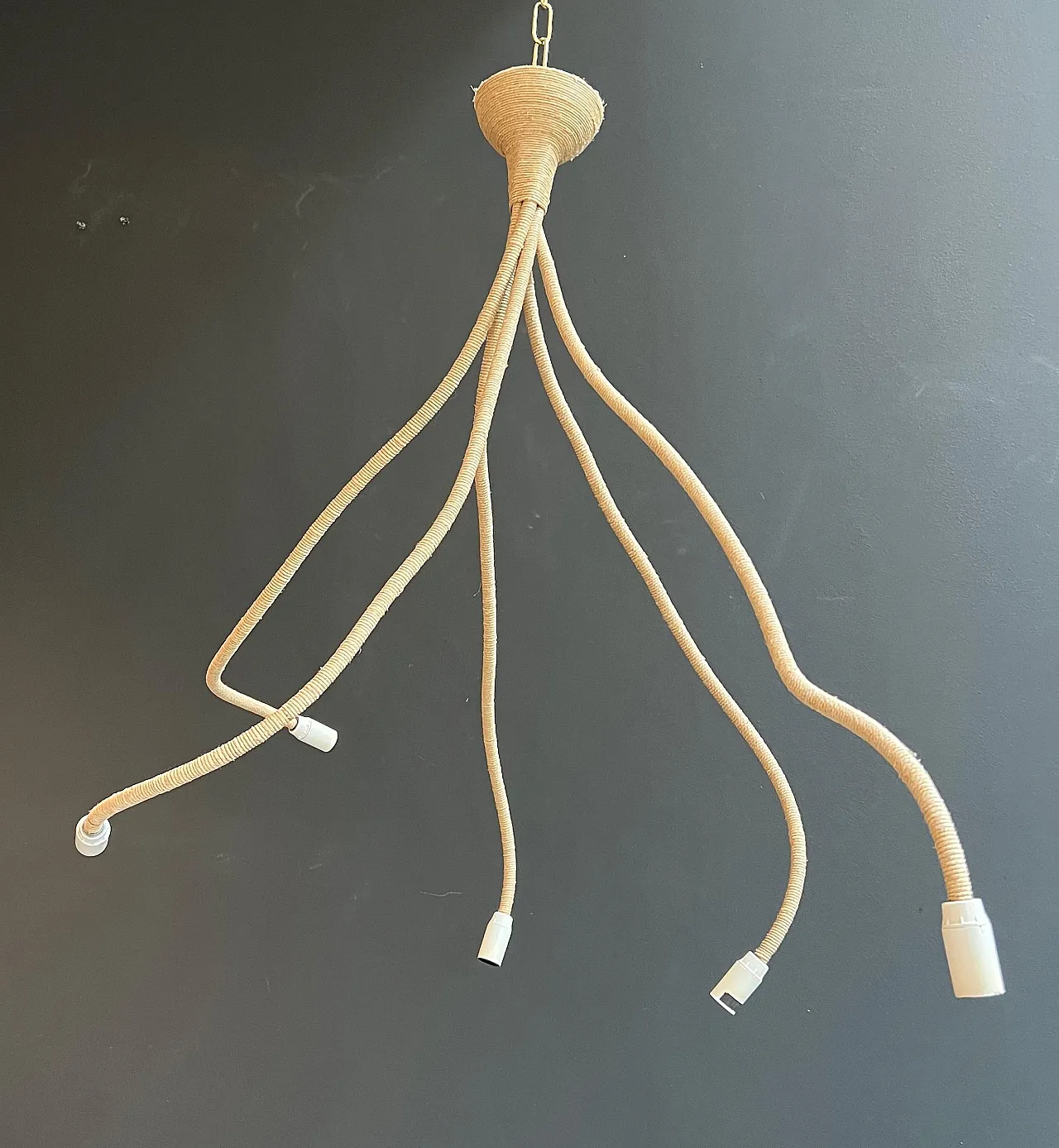 Rope chandelier, 1970s 2