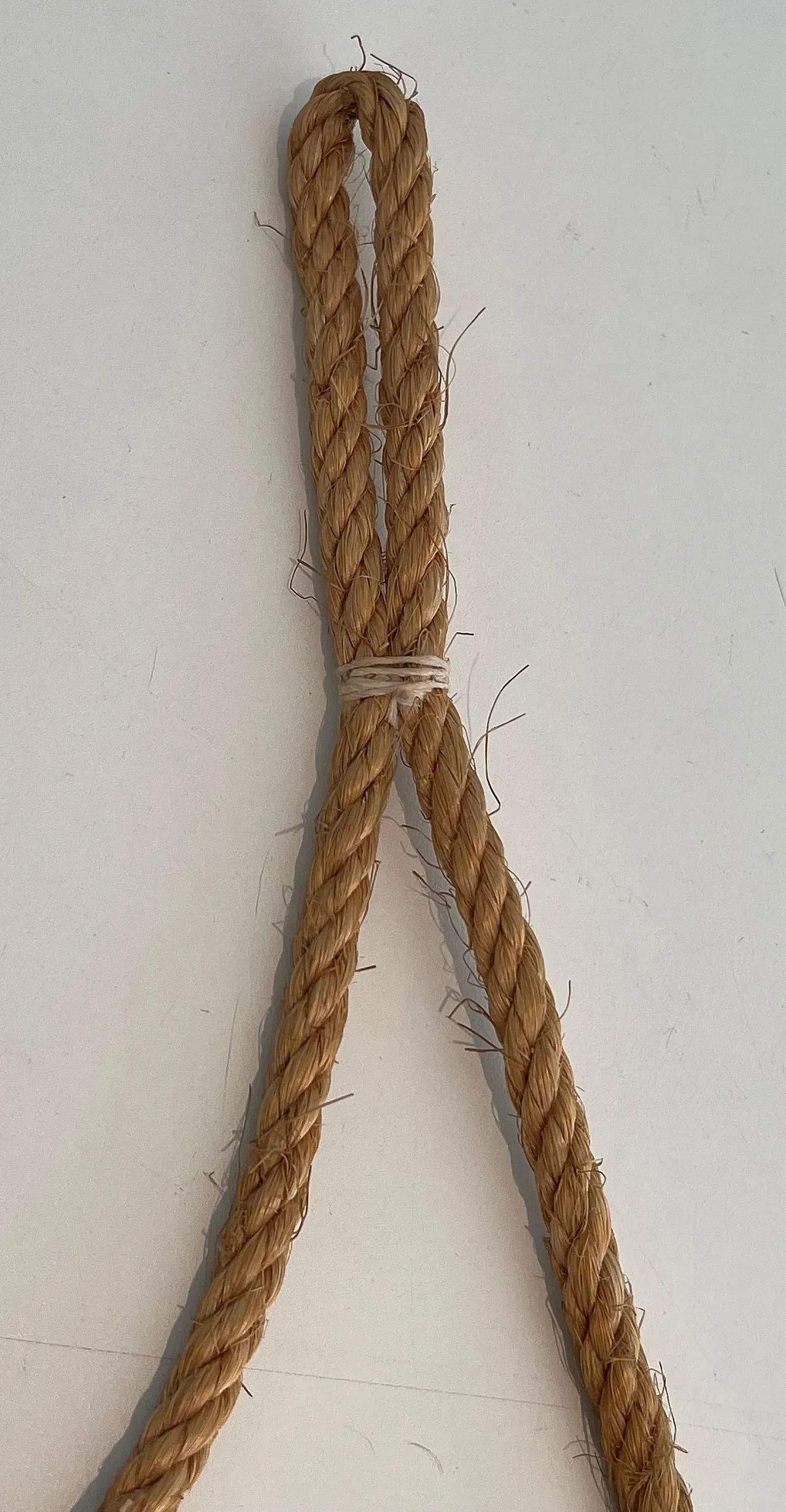 Specchio in ceramica e corda, anni '70 7