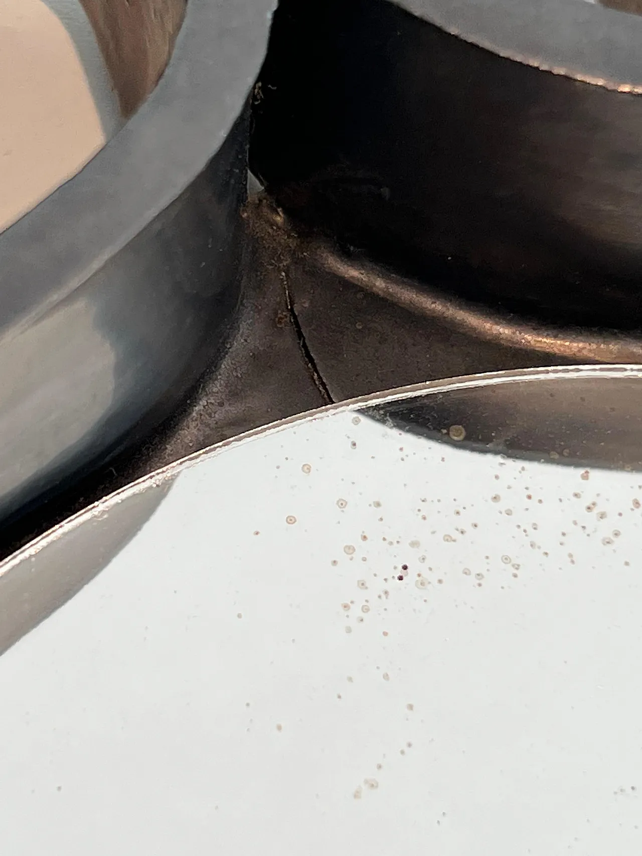 Specchio in ceramica e corda, anni '70 10