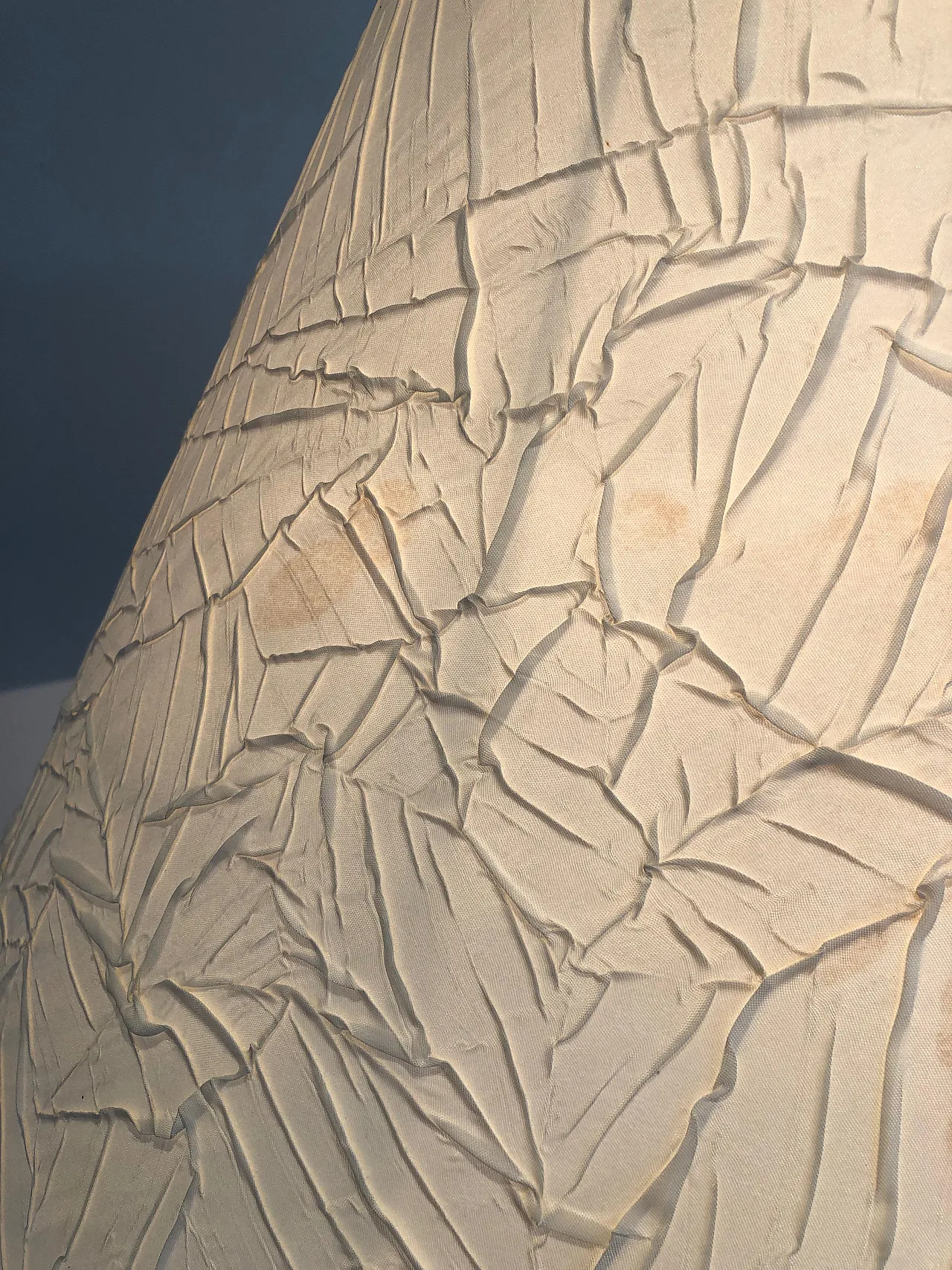 Lampada da terra in corda intrecciata su una base in metallo, anni '80 17