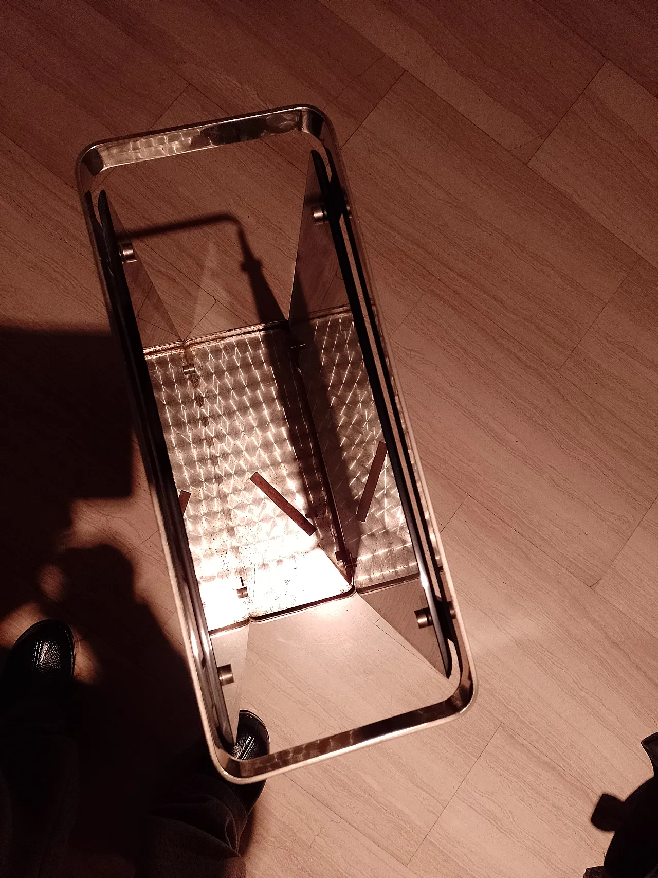 Umbrella stand by Fontana Arte, 1970s 3