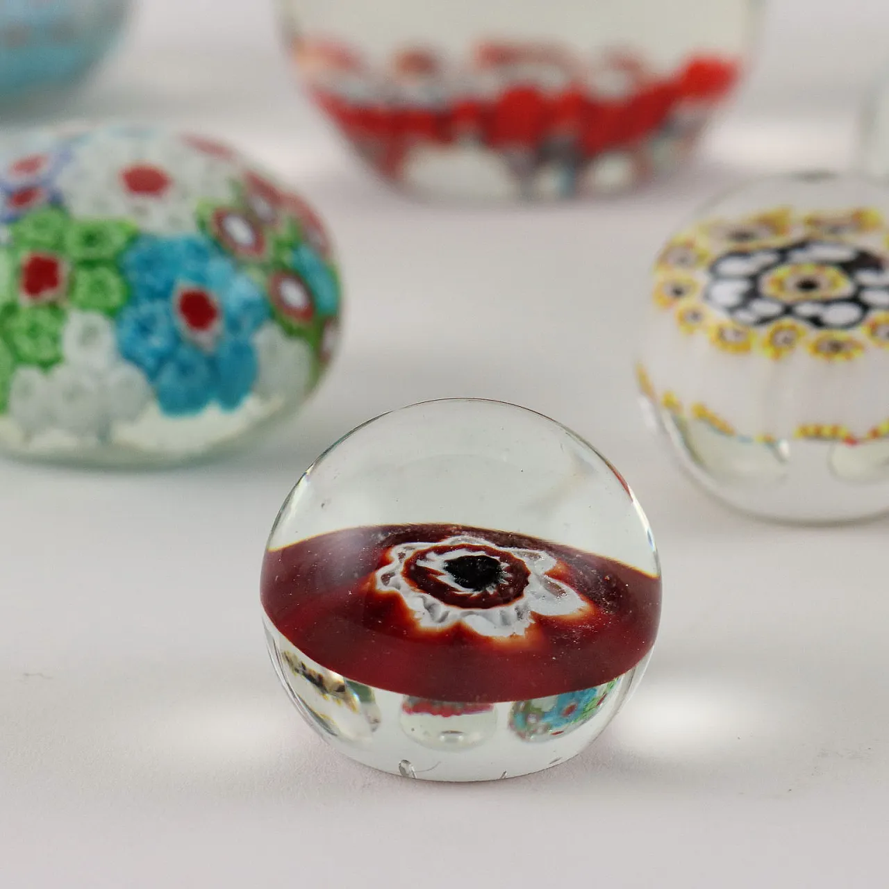 8 Fermacarte in vetro di Murano a murrine di Arte Muranese 3