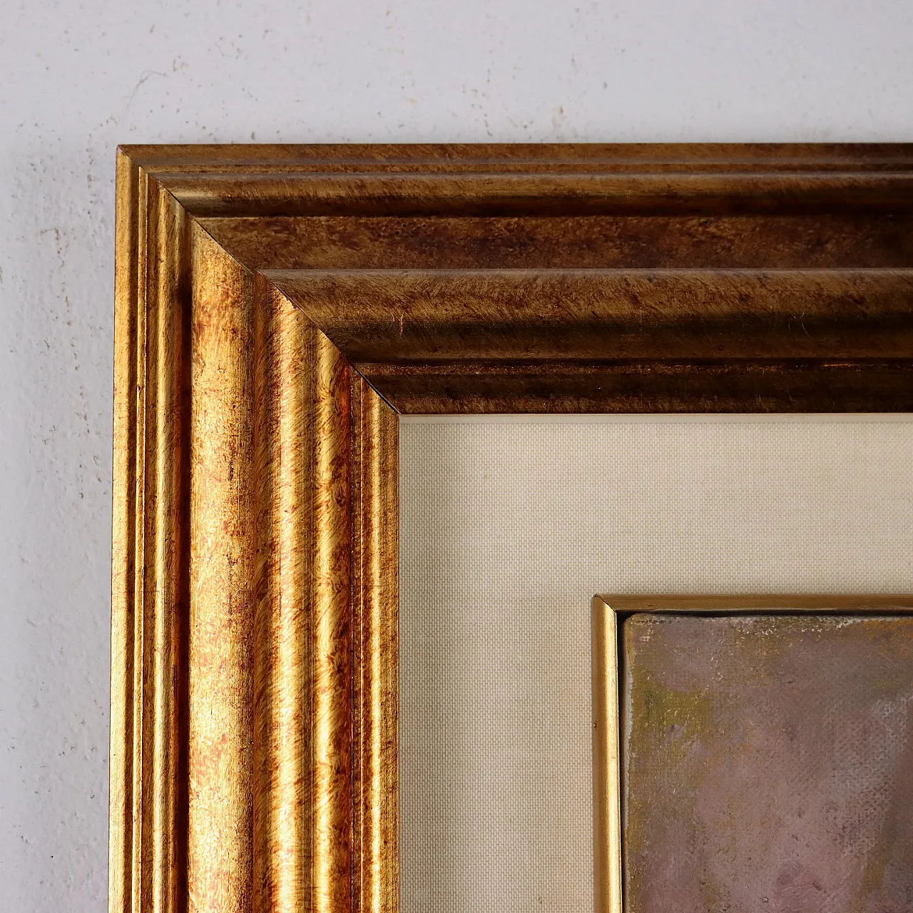 Mino Maccari, female figures, oil painting on canvas 8