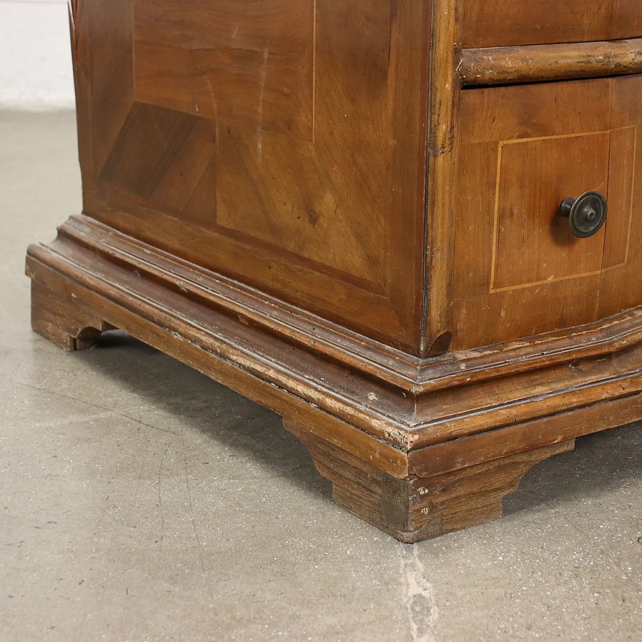 Ribalta con vano e cassetti in legno 7