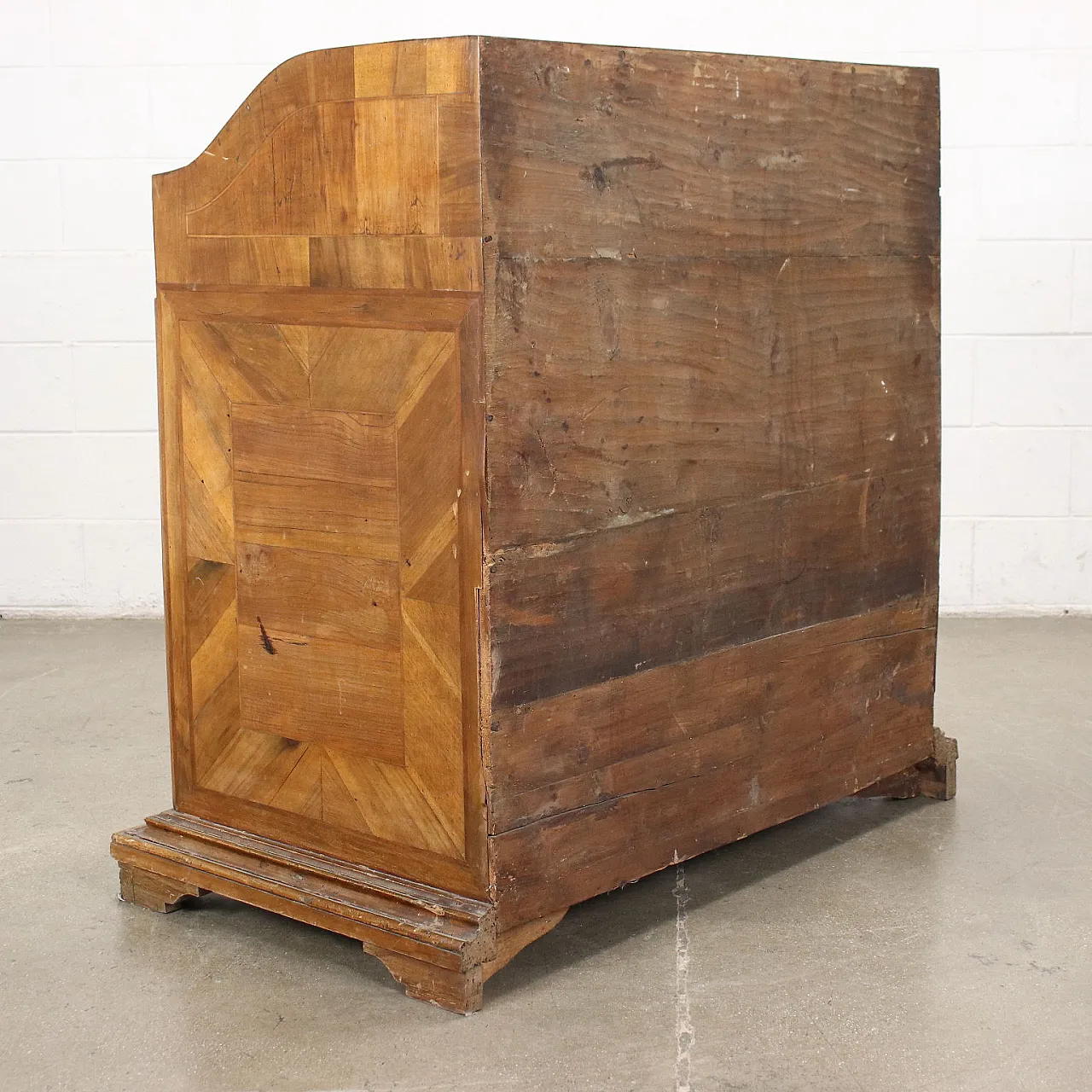 Ribalta con vano e cassetti in legno 9