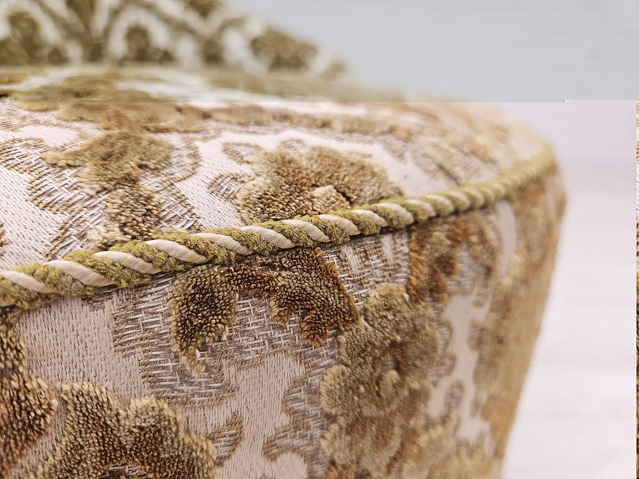 Sedia danese velluto, anni '50 3