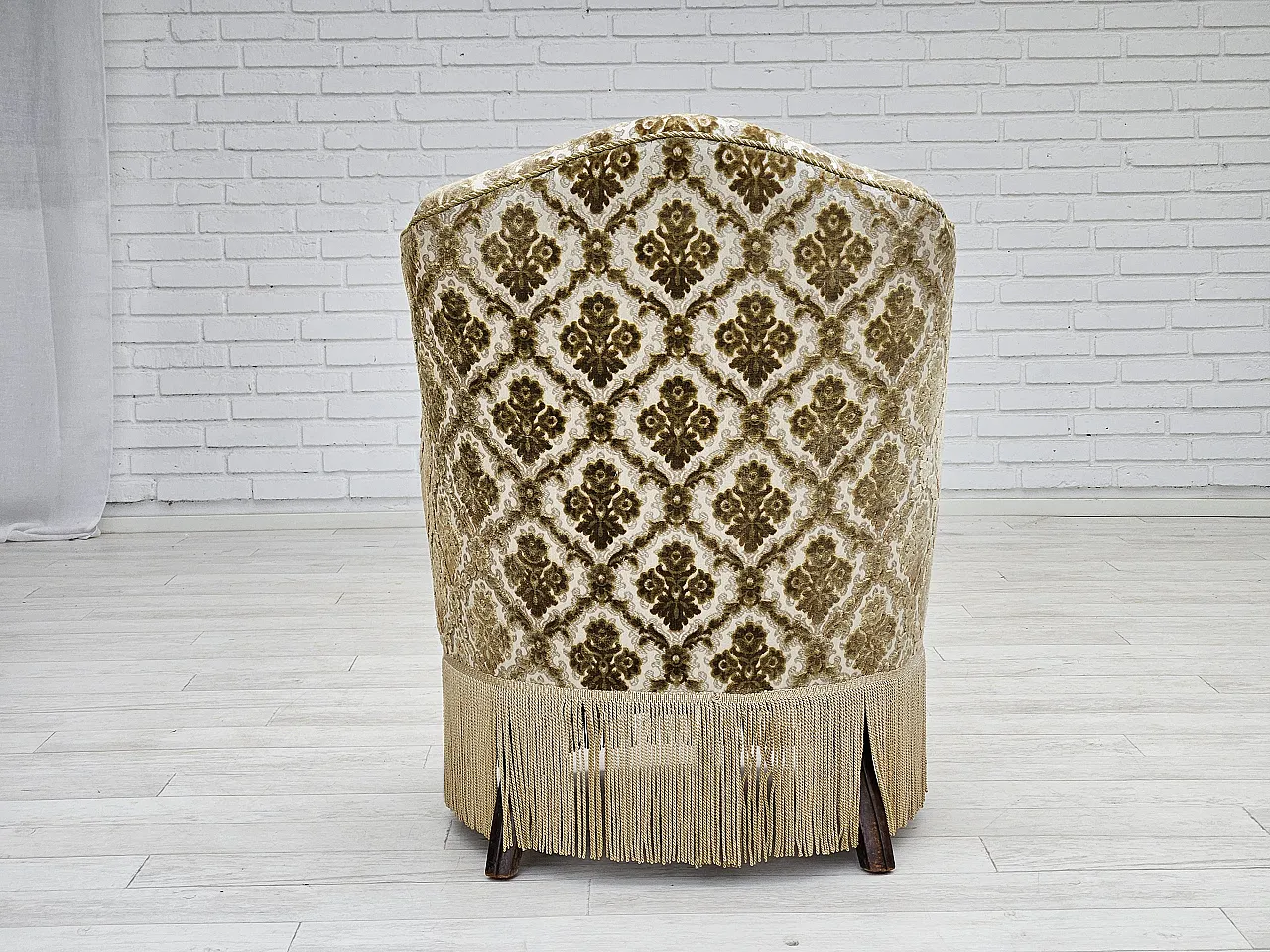 Sedia danese velluto, anni '50 11