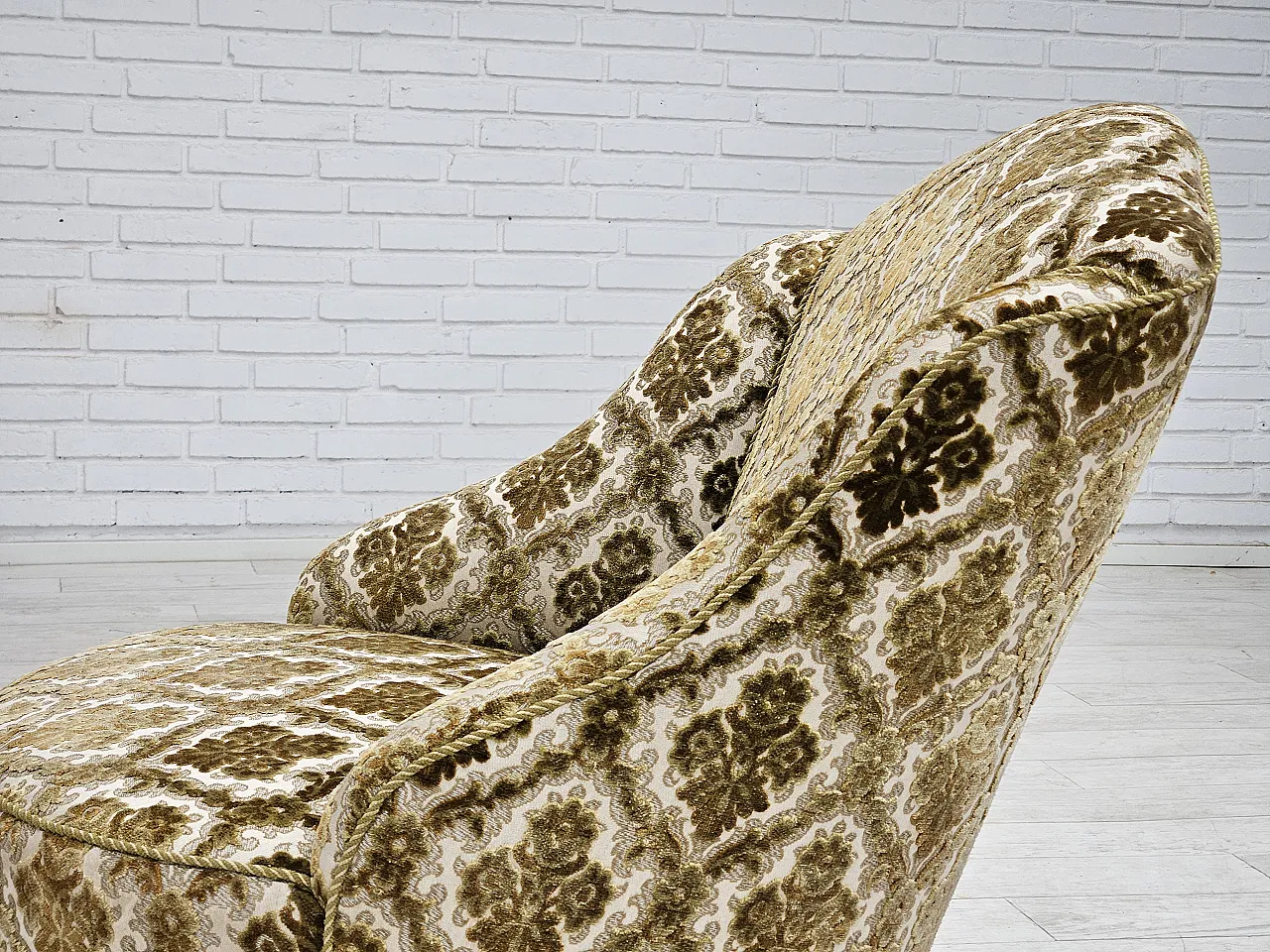 Sedia danese velluto, anni '50 15