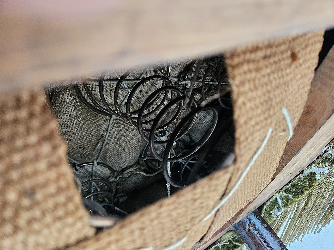 Sedia danese velluto, anni '50 17