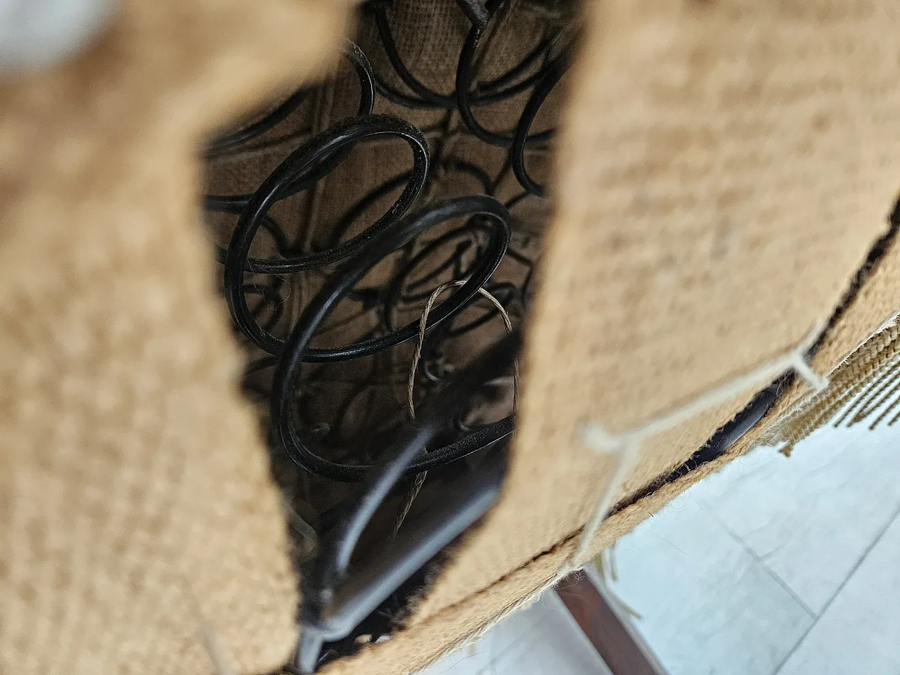 Sedia danese in velluto, anni '50 19