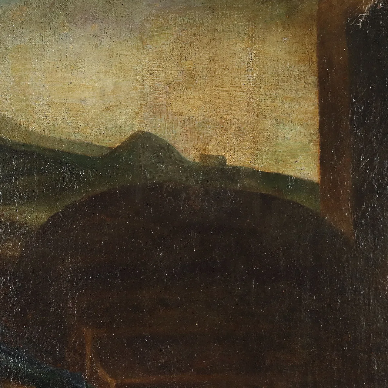 Dipinto Madonna in Adorazione di Gesù Bambino 6