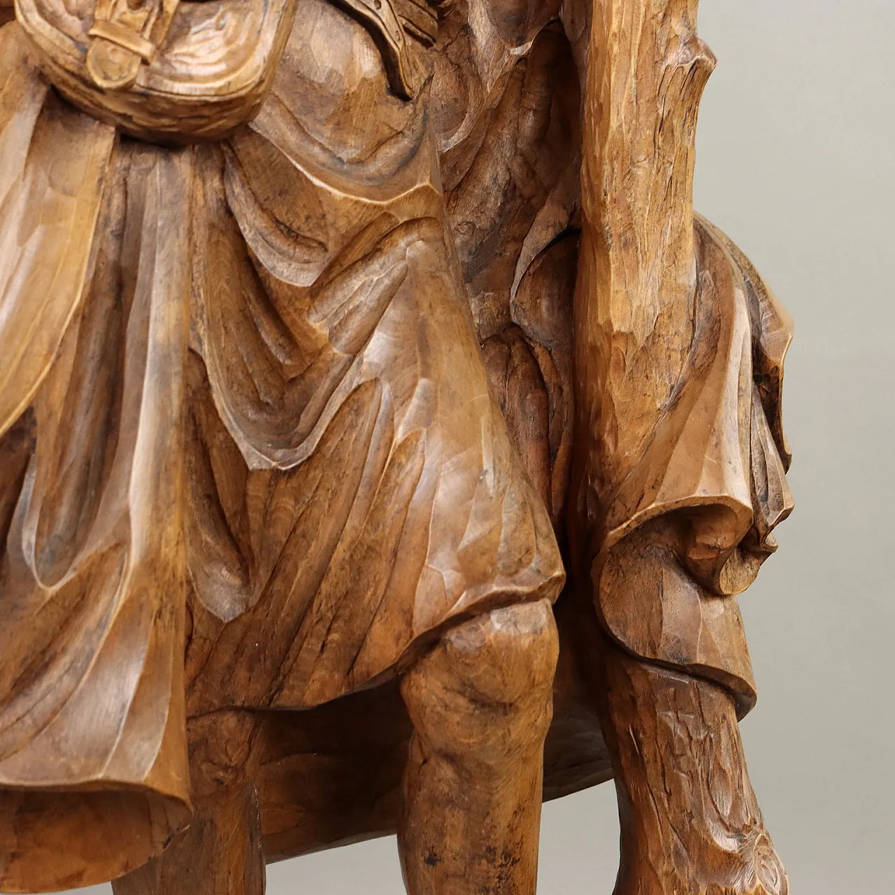 Lime tree wooden sculpture depicting St. Christopher 6