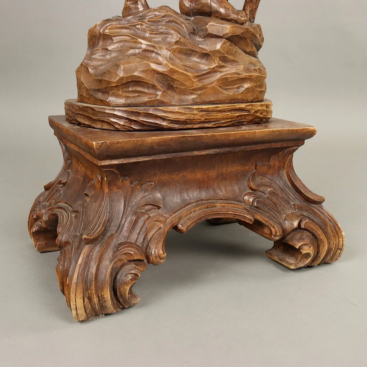 Lime tree wooden sculpture depicting St. Christopher 8