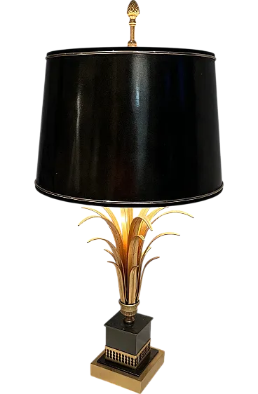 Lampada da tavolo a forma di palma stile Maison Charles, anni '70