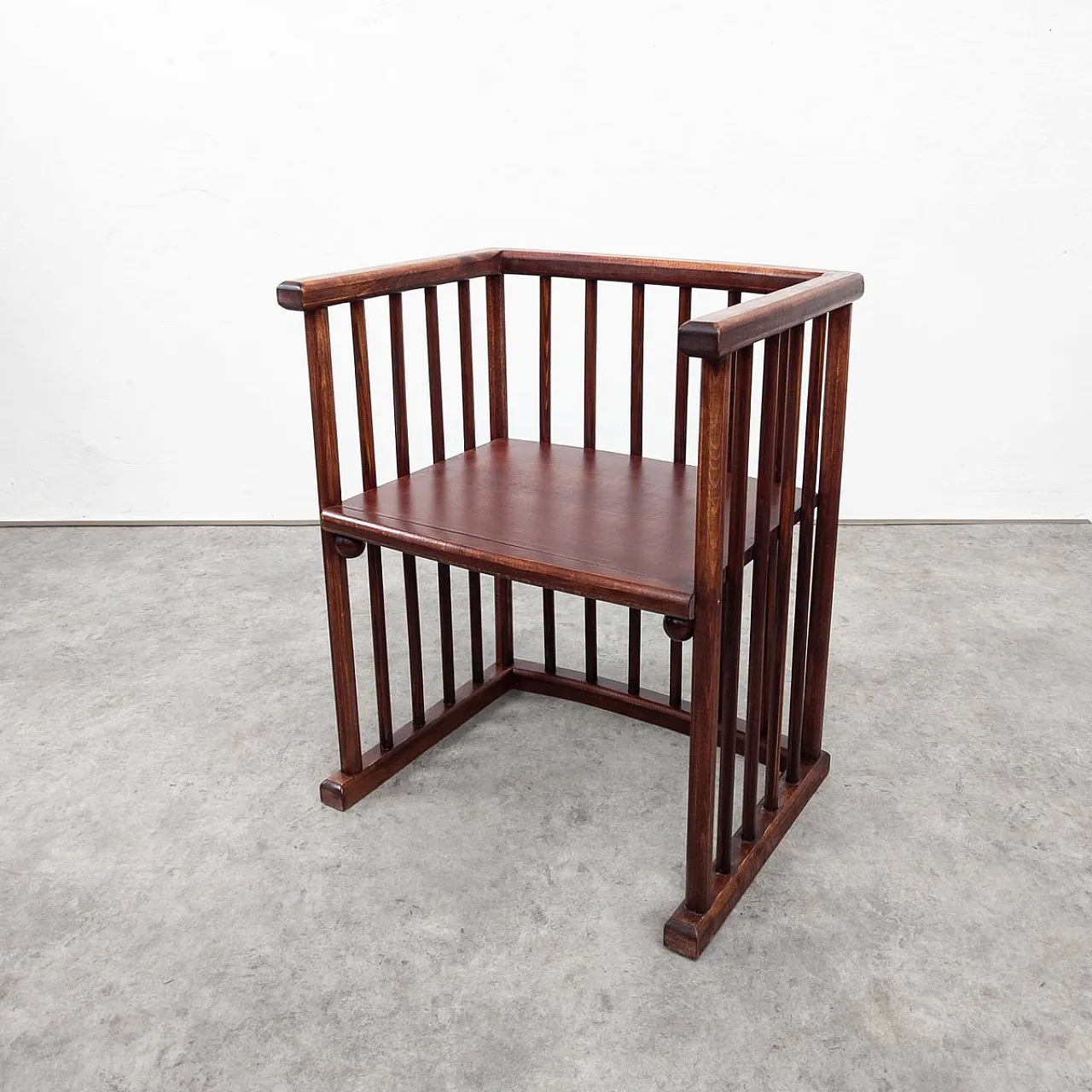 Barrel Chair in the style of Josef Hoffmann, 1990s 2