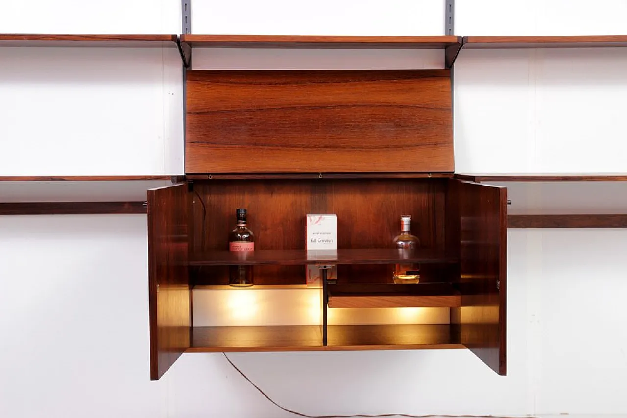 Wall unit by Kai Kristiansen for Feldballes Møbelfabrik, 1960s 6