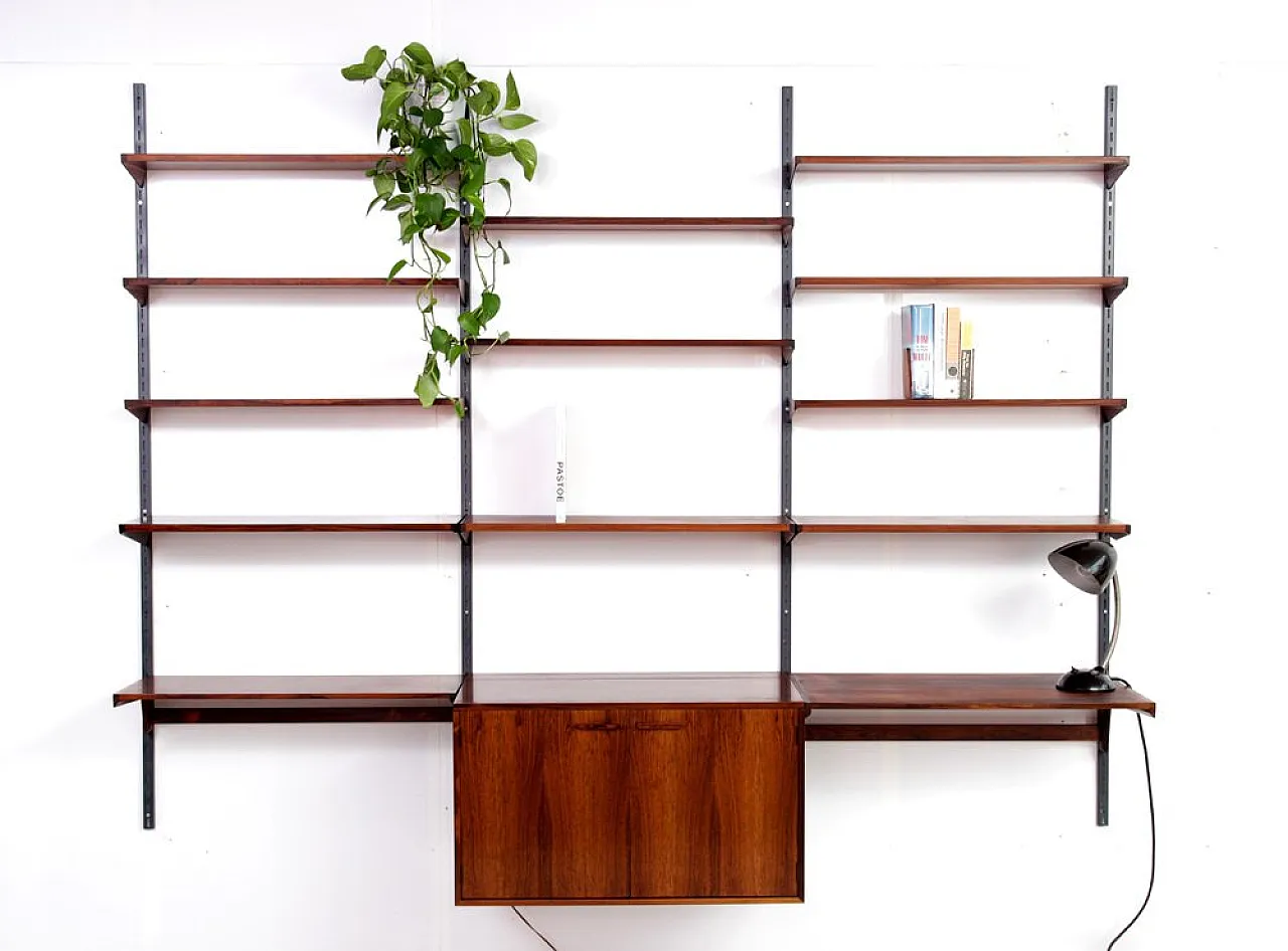 Wall unit by Kai Kristiansen for Feldballes Møbelfabrik, 1960s 18