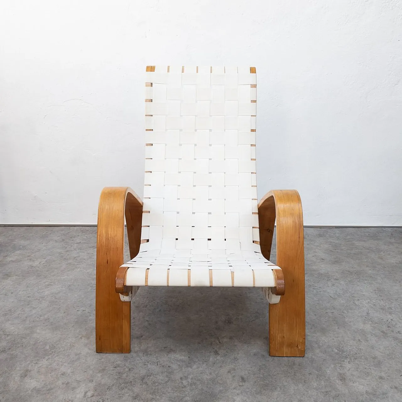 Poltrona e poggiapiedi attribuiti a Jizba di Krásná Jizba, anni '40 6