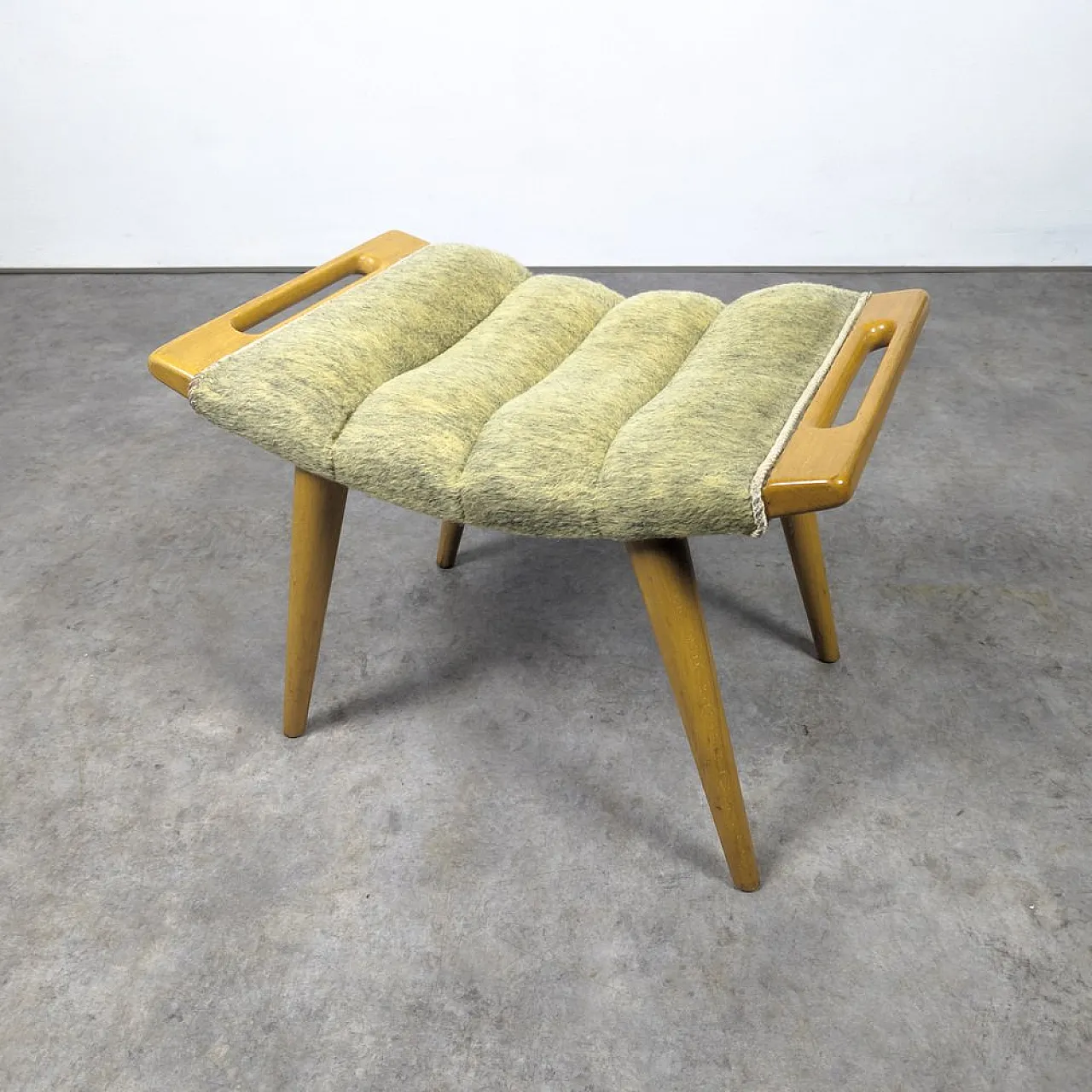 Mid-Century footstool attributed to Hans J. Wegner, 1960s 3