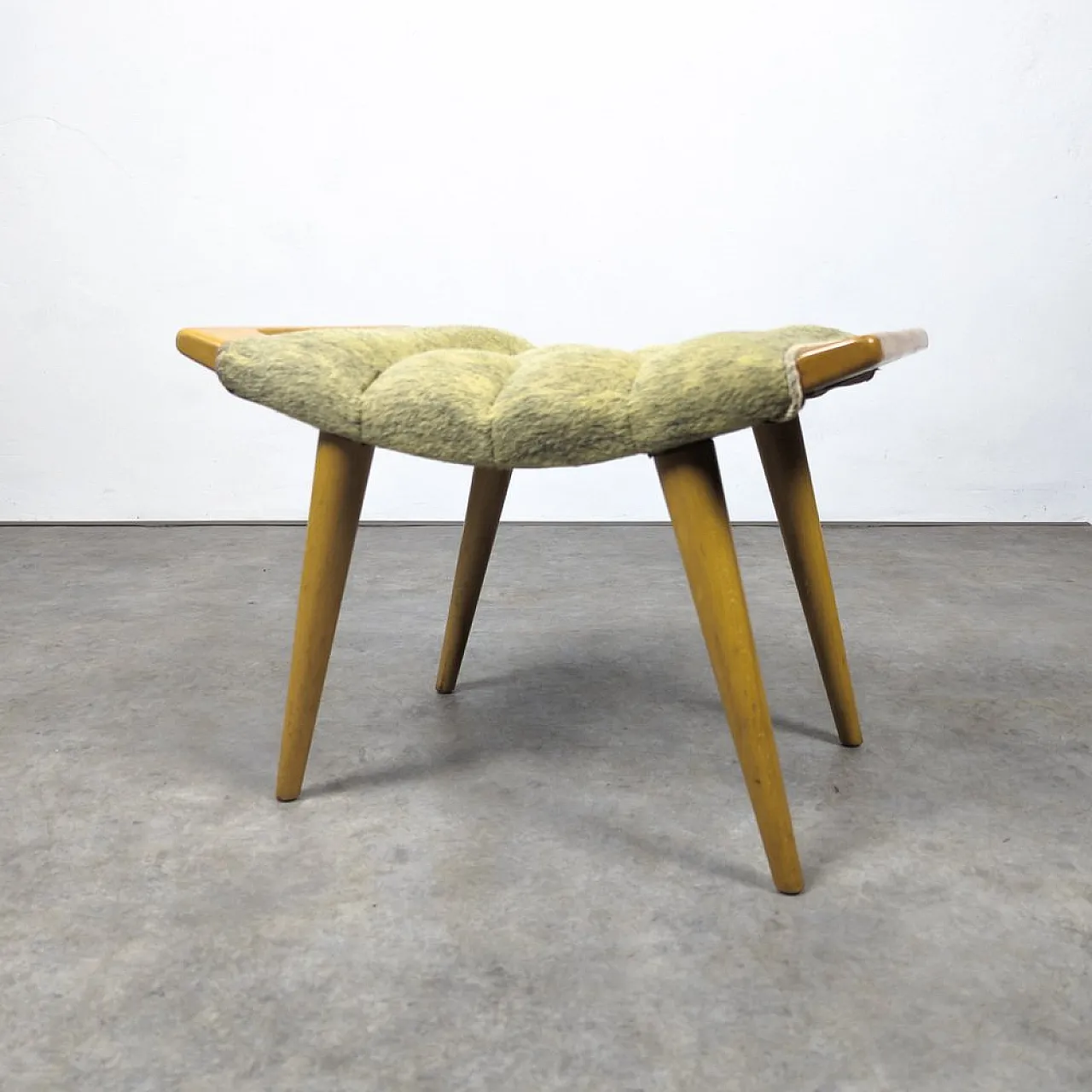 Mid-Century footstool attributed to Hans J. Wegner, 1960s 5