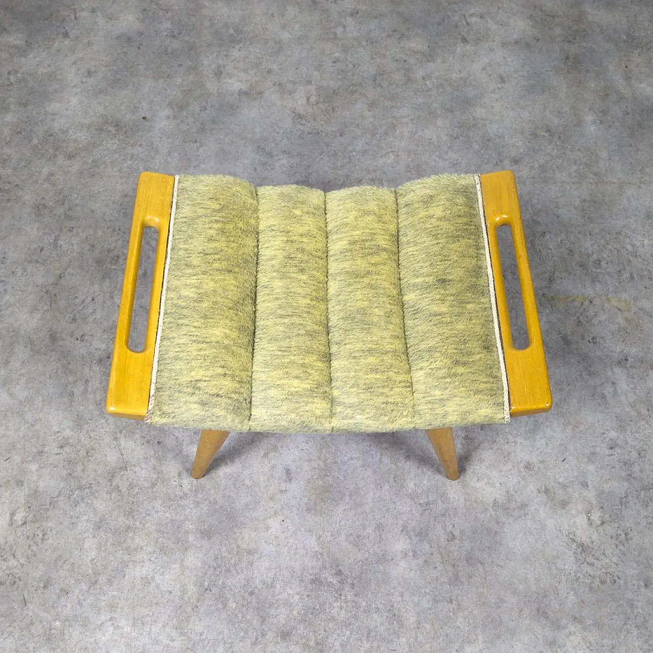 Mid-Century footstool attributed to Hans J. Wegner, 1960s 6