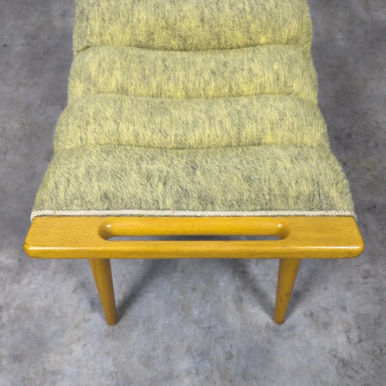 Mid-Century footstool attributed to Hans J. Wegner, 1960s 7