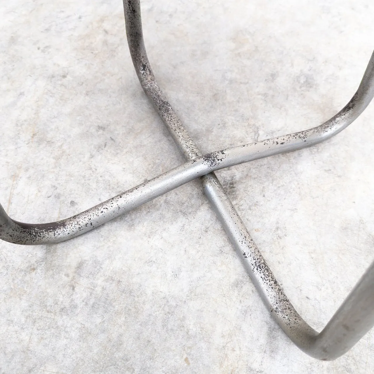 Bauhaus tubular steel Hocker by Karel Ort for Gottwald, 1930s 10