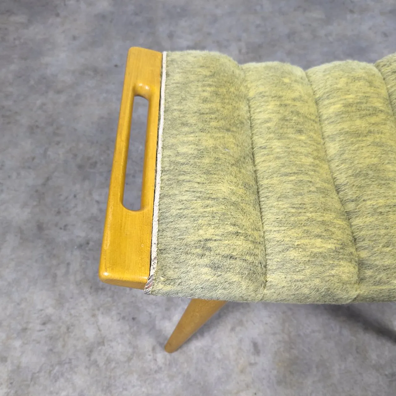 Mid-Century footstool attributed to Hans J. Wegner, 1960s 9