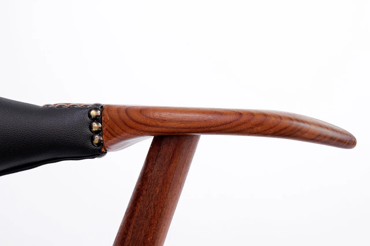 4 Sedie da pranzo attribuite a Louis Van Teeffelen per Wébé, anni '60 5