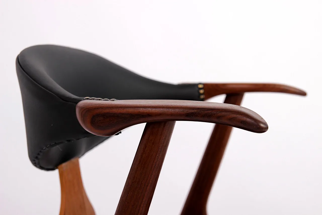 4 Sedie da pranzo attribuite a Louis Van Teeffelen per Wébé, anni '60 11