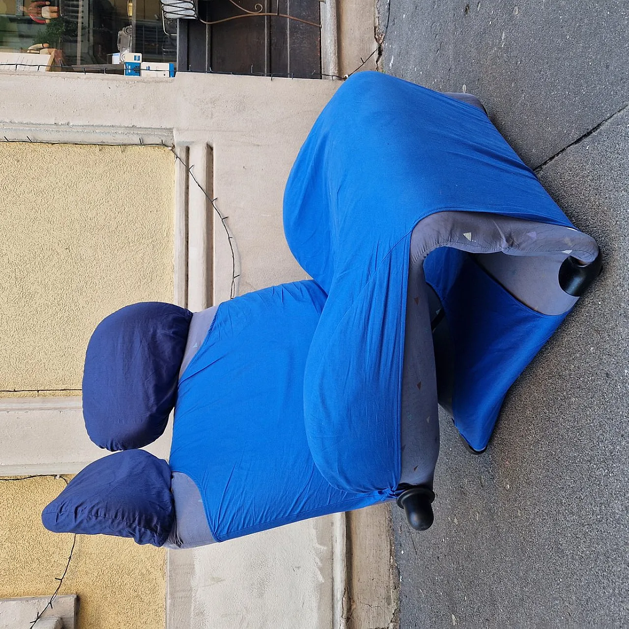 Chaise longue Wink in tessuto di Toshiyuki Kita per Cassina, anni '80 2