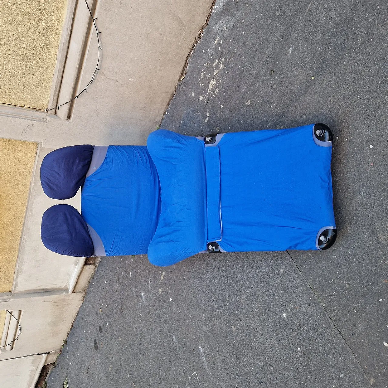 Chaise longue Wink in tessuto di Toshiyuki Kita per Cassina, anni '80 7