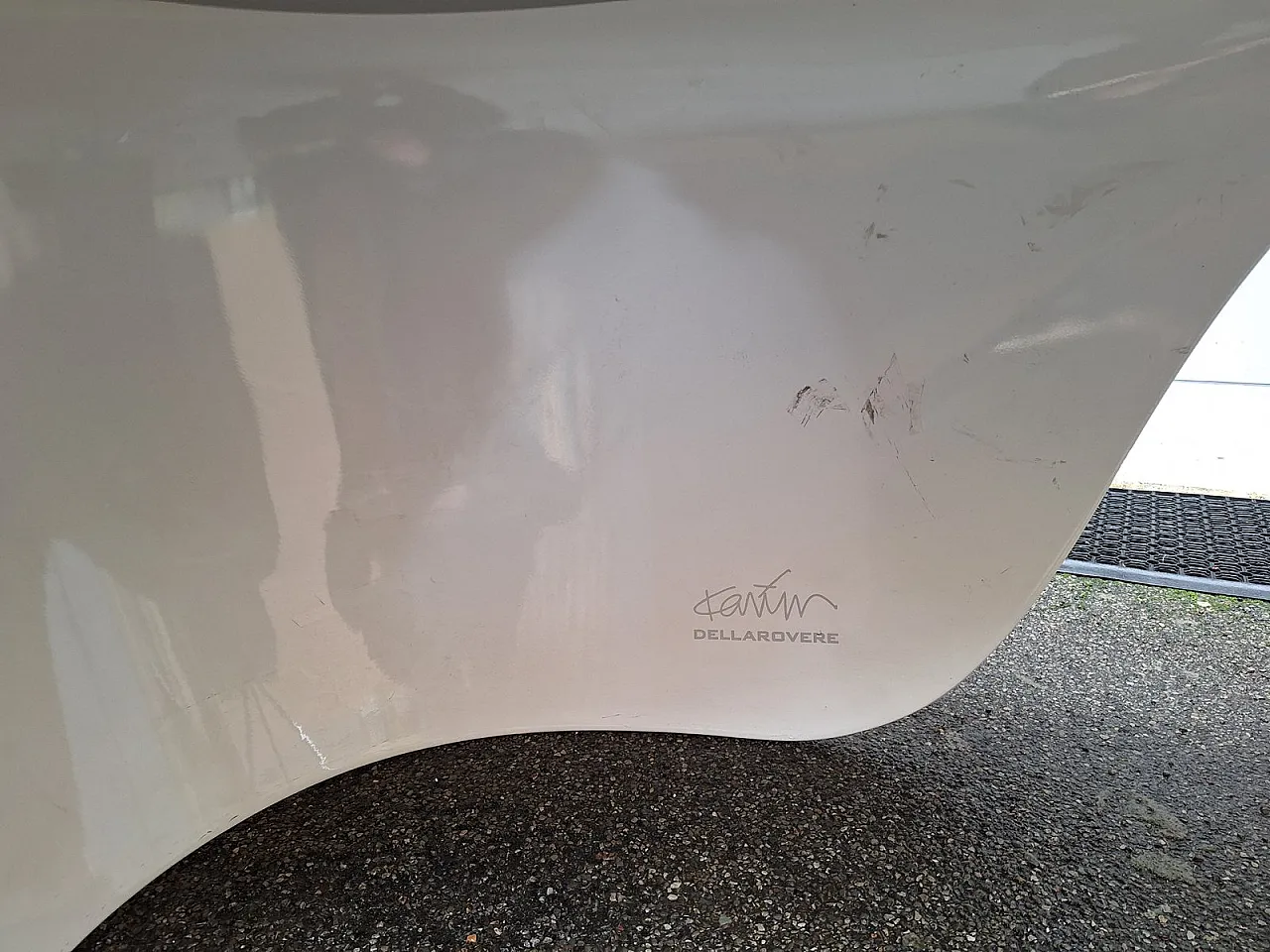 Scrivania Uno in poliuretano di K. Rashid per Della Rovere, anni '90 7