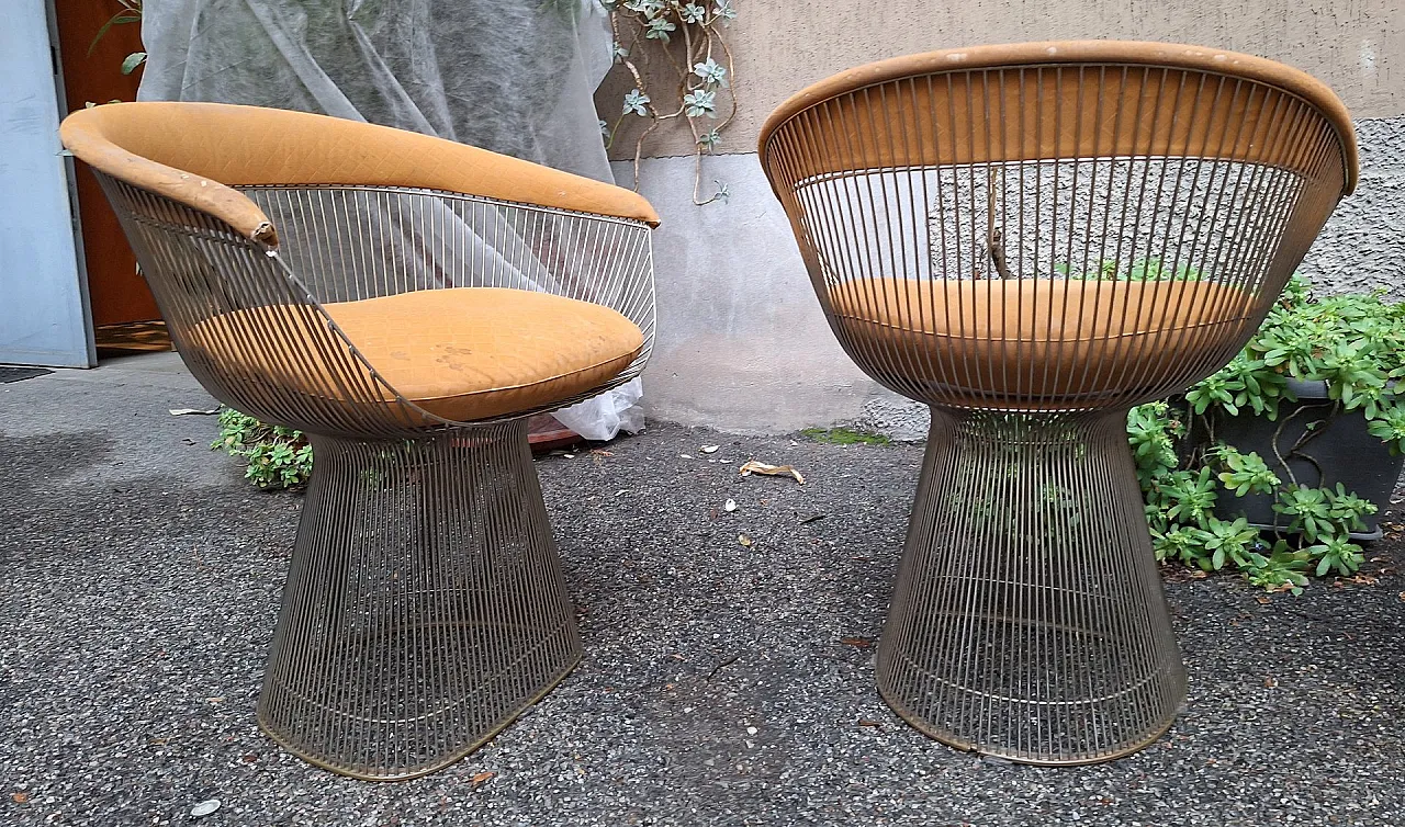 Sedie modello 1715 di Warren Platner per Knoll, anni '70, set di 4 2