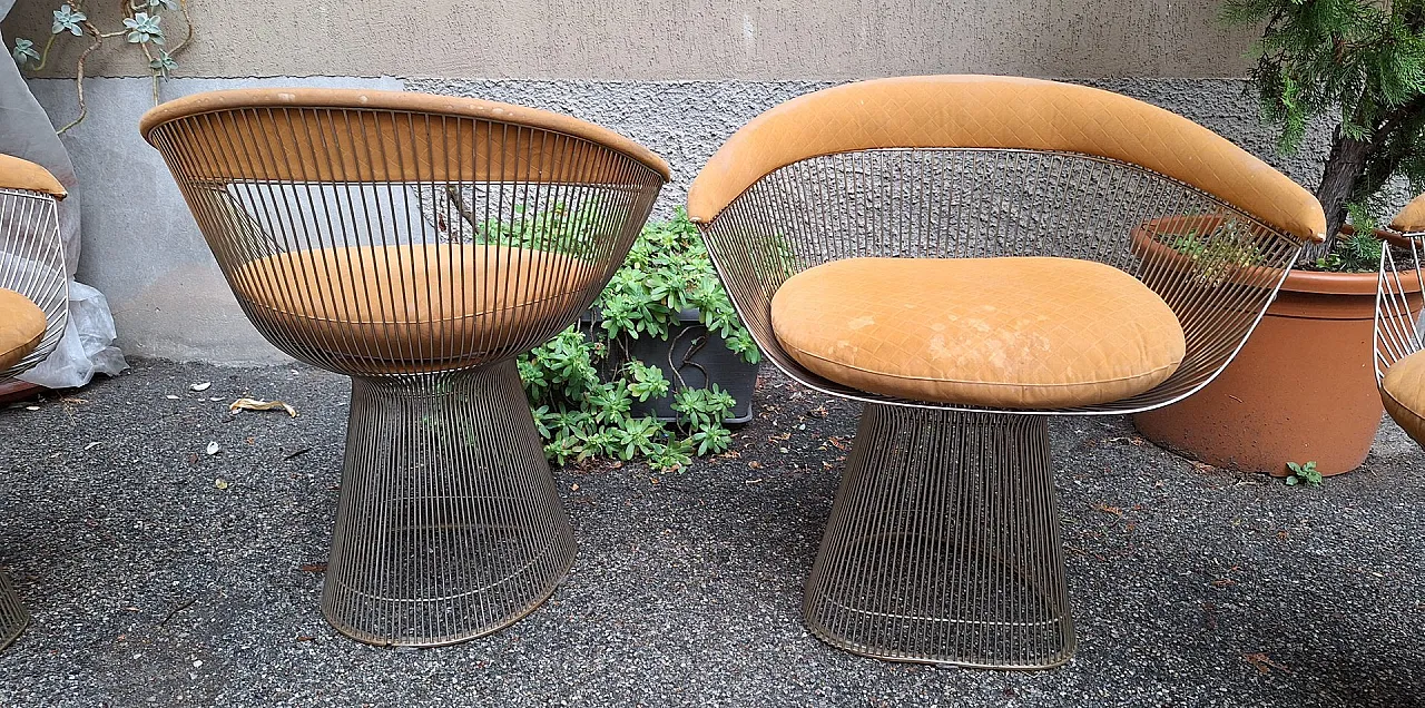 Sedie modello 1715 di Warren Platner per Knoll, anni '70, set di 4 4