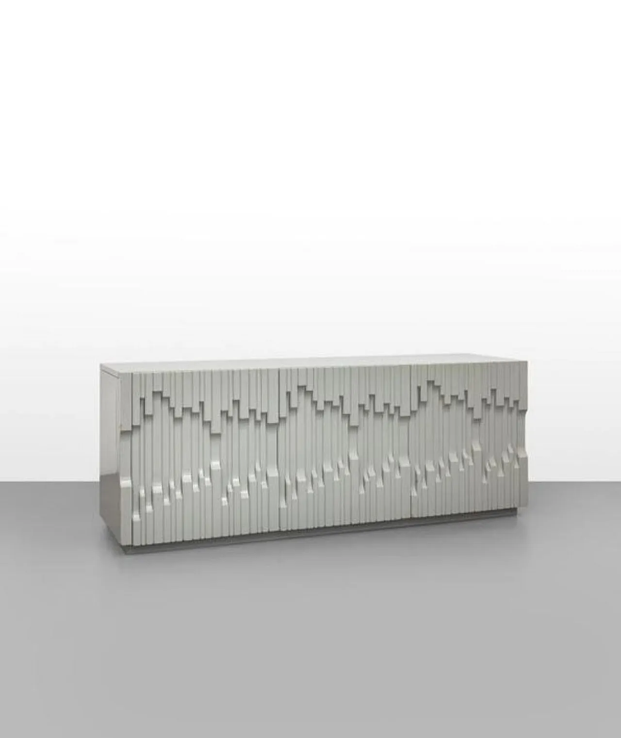 Sideboard Norman Model in White by Luciano Frigerio Wood for Frigerio Di Desio, 1960s 17