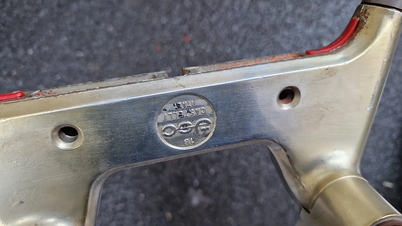 4 Sedie DSC in ecopelle di G Piretti per Anonima Castalli, anni '80 17