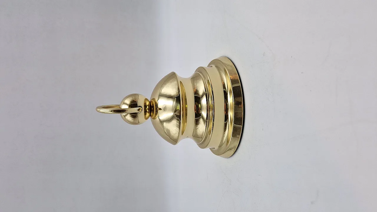 Brass doorstop by Luigi Caccia Dominioni for Azucena, 1950s 4
