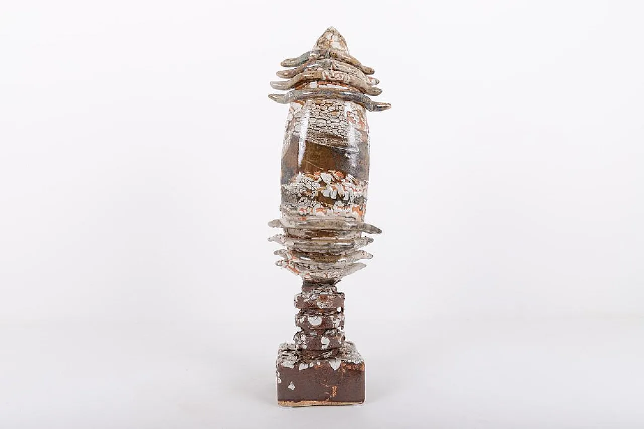 Scultura siciliana in ceramica smaltata, anni '90 2