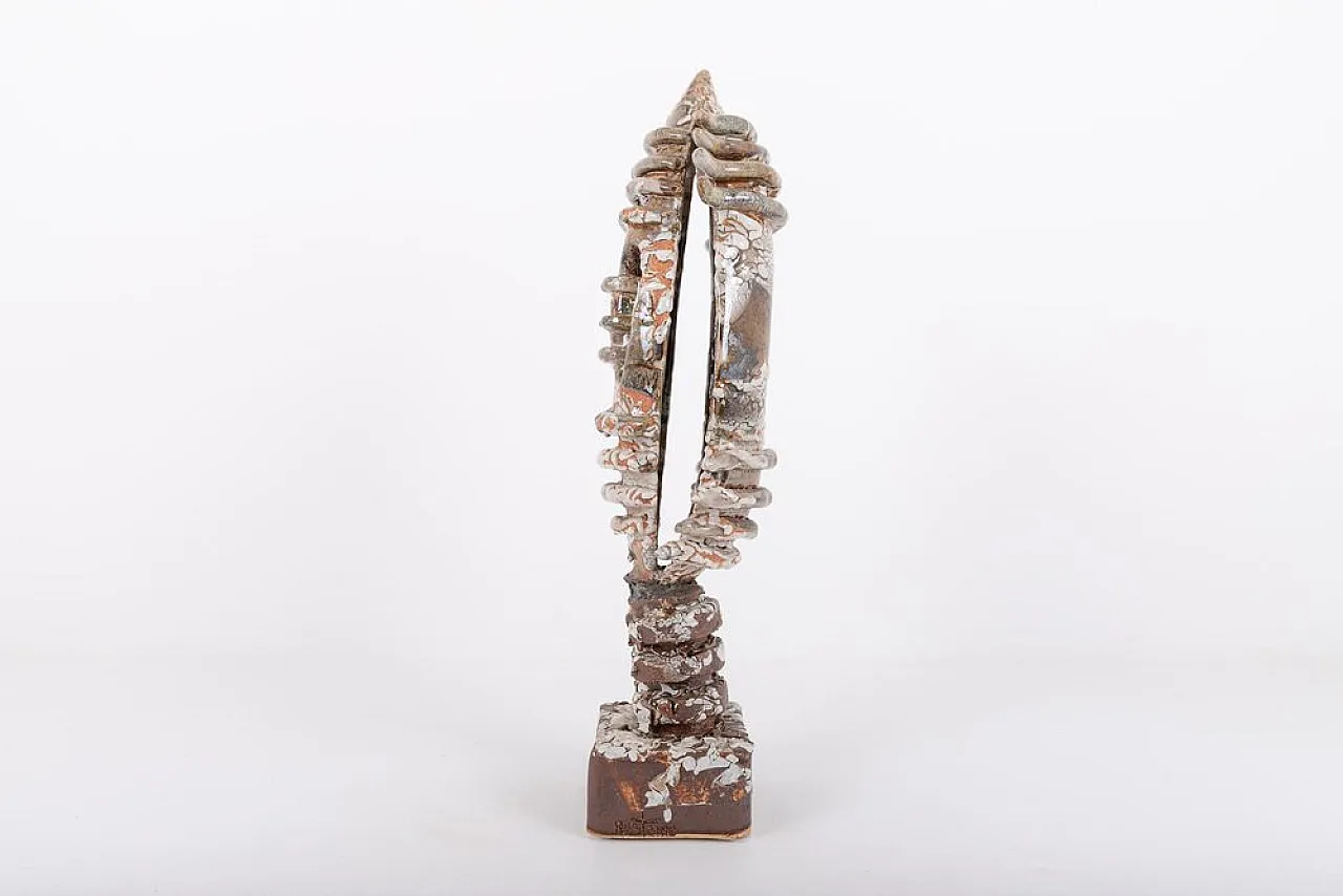 Scultura siciliana in ceramica smaltata, anni '90 3