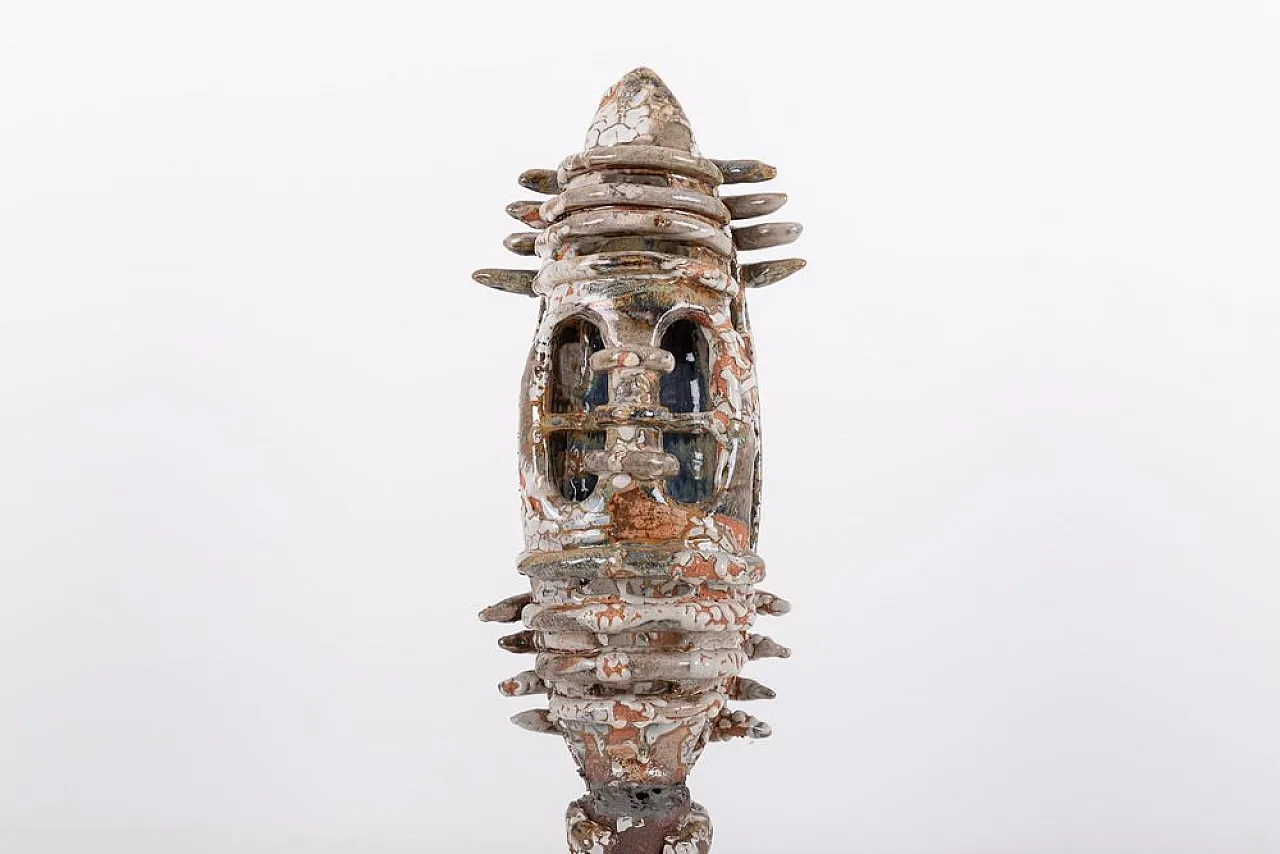 Scultura siciliana in ceramica smaltata, anni '90 5